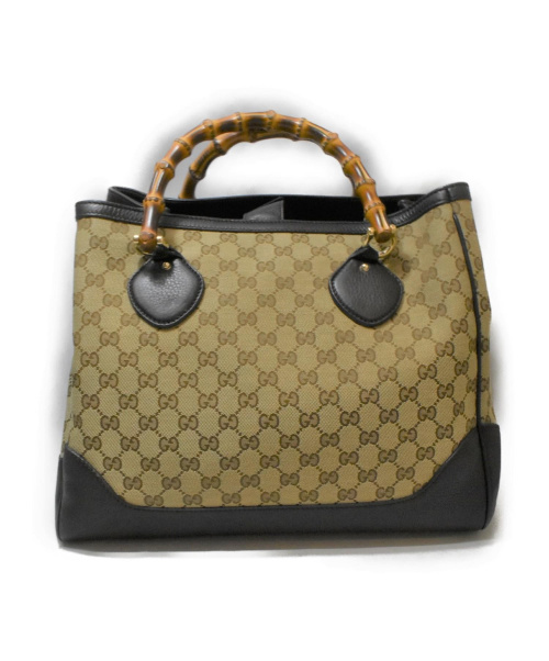 GUCCI（グッチ）GUCCI (グッチ) バンブートートバック GG 282317の古着・服飾アイテム