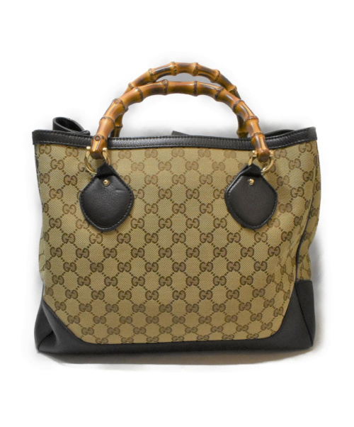 GUCCI（グッチ）GUCCI (グッチ) バンブートートバック GG 282317の古着・服飾アイテム