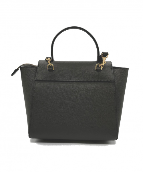 CELINE（セリーヌ）CELINE (セリーヌ) ベルトバッグ ナノ  グレインドカーフスキン グレーの古着・服飾アイテム
