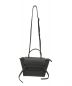 中古・古着 CELINE (セリーヌ) ベルトバッグ ナノ  グレインドカーフスキン グレー：178000円