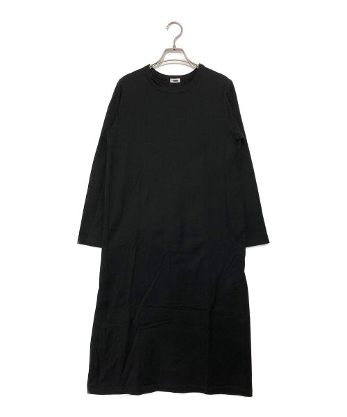 H BEAUTY&YOUTH（エイチ ビューティー&ユース）H BEAUTY&YOUTH (エイチ ビューティアンドユース) 50/2 COTTON BACK SLIT ONE PIECE ブラック サイズ:表記なしの古着・服飾アイテム