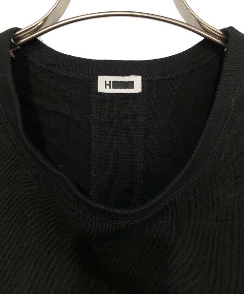 H BEAUTY&YOUTH（エイチ ビューティー&ユース）H BEAUTY&YOUTH (エイチ ビューティアンドユース) 50/2 COTTON BACK SLIT ONE PIECE ブラック サイズ:表記なしの古着・服飾アイテム