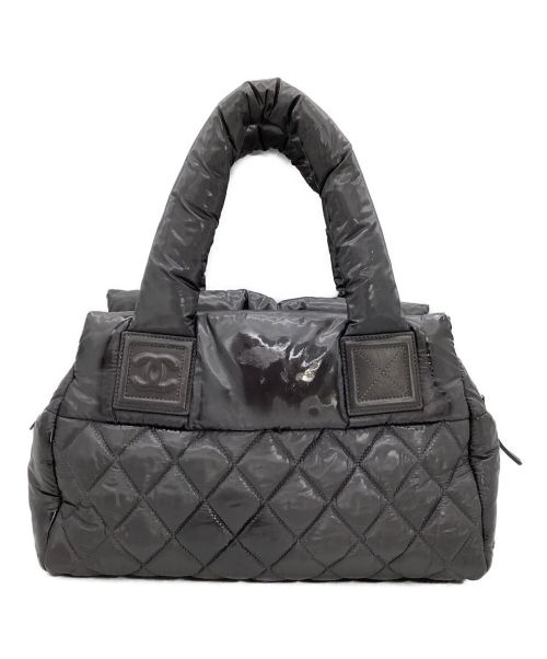 CHANEL（シャネル）CHANEL (シャネル) ミニボストンバッグ グレーの古着・服飾アイテム