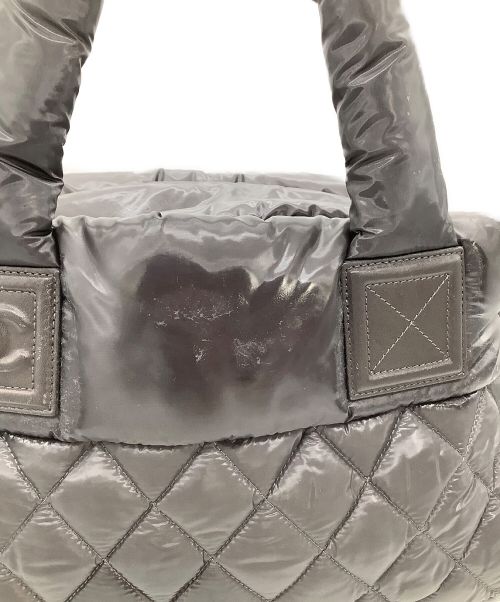 CHANEL（シャネル）CHANEL (シャネル) ミニボストンバッグ グレーの古着・服飾アイテム