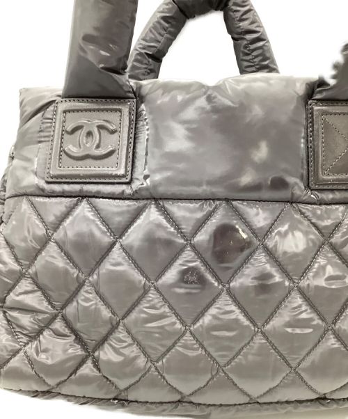 CHANEL（シャネル）CHANEL (シャネル) ミニボストンバッグ グレーの古着・服飾アイテム