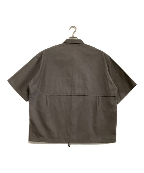 digawel（ディガウェル）digawel (ディガウェル) CANVAS BIG S/S SHIRT グレー サイズ:freeの古着・服飾アイテム