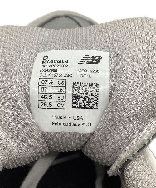 NEW BALANCE（ニューバランス）NEW BALANCE (ニューバランス) ローカットスニーカー グレー サイズ:25.5の古着・服飾アイテム