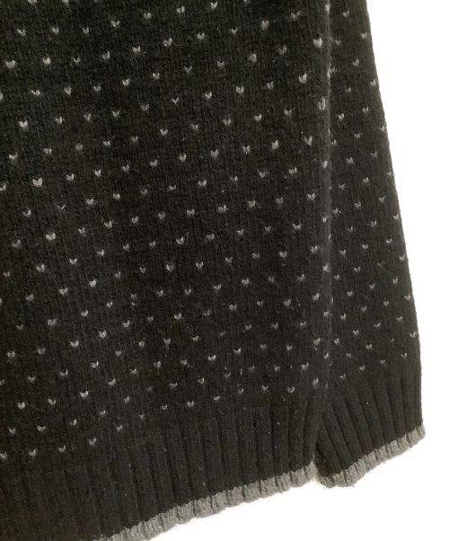 WTAPS（ダブルタップス）WTAPS (ダブルタップス) ARAN SWEATER ブラック×グレー サイズ:３の古着・服飾アイテム