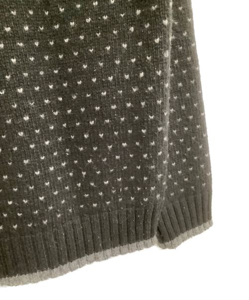 WTAPS（ダブルタップス）WTAPS (ダブルタップス) ARAN SWEATER ブラック×グレー サイズ:３の古着・服飾アイテム