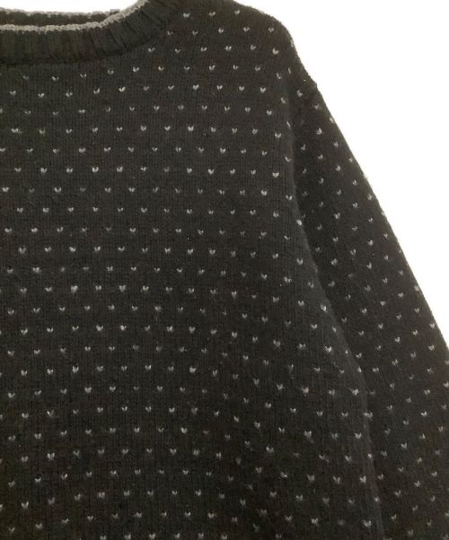 WTAPS（ダブルタップス）WTAPS (ダブルタップス) ARAN SWEATER ブラック×グレー サイズ:３の古着・服飾アイテム