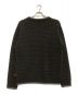 WTAPS (ダブルタップス) ARAN SWEATER ブラック×グレー サイズ:３：4000円
