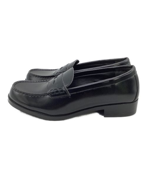 G.T.HAWKINS（ジーティーホーキンス）G.T.HAWKINS (ジーティーホーキンス) ローファー ブラック サイズ:24.5の古着・服飾アイテム