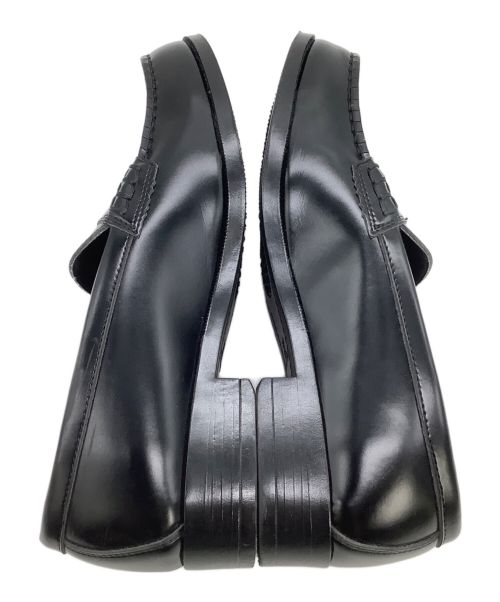 G.T.HAWKINS（ジーティーホーキンス）G.T.HAWKINS (ジーティーホーキンス) ローファー ブラック サイズ:24.5の古着・服飾アイテム