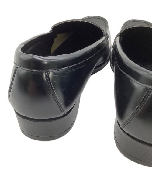 G.T.HAWKINS（ジーティーホーキンス）G.T.HAWKINS (ジーティーホーキンス) ローファー ブラック サイズ:24.5の古着・服飾アイテム