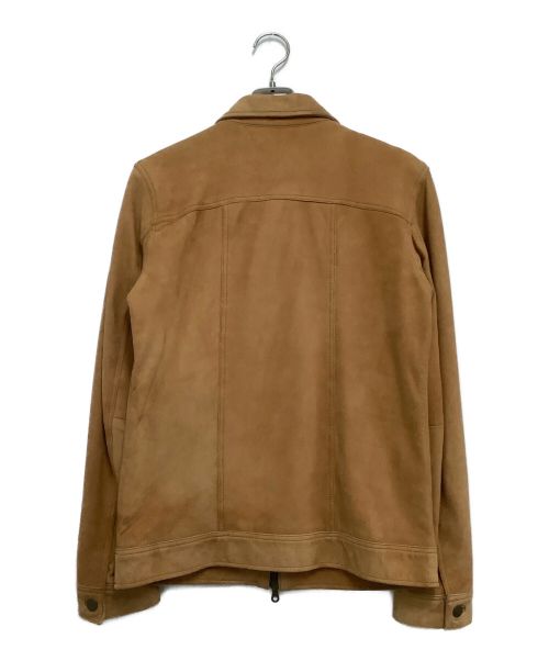 NO ID.（ノーアイディー）NO ID. (ノーアイディー) ジップジャケット ライトブラウン サイズ:２の古着・服飾アイテム