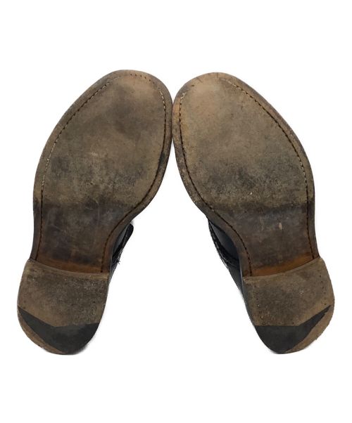 Tricker's（トリッカーズ）Tricker's (トリッカーズ) ウィングチップブーツ ブラック サイズ:8 1/2の古着・服飾アイテム