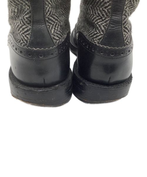 Tricker's（トリッカーズ）Tricker's (トリッカーズ) ウィングチップブーツ ブラック サイズ:8 1/2の古着・服飾アイテム