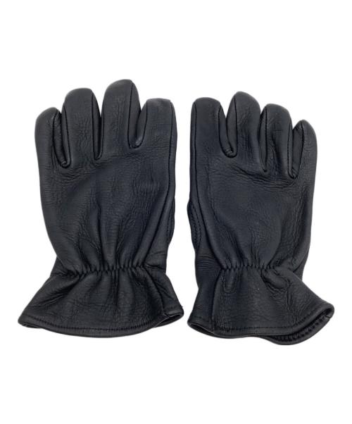 CHURCHILL（ウィンストン・チャーチル）CHURCHILL (ウィンストン・チャーチル) レザーグローブ ブラック サイズ:Lの古着・服飾アイテム