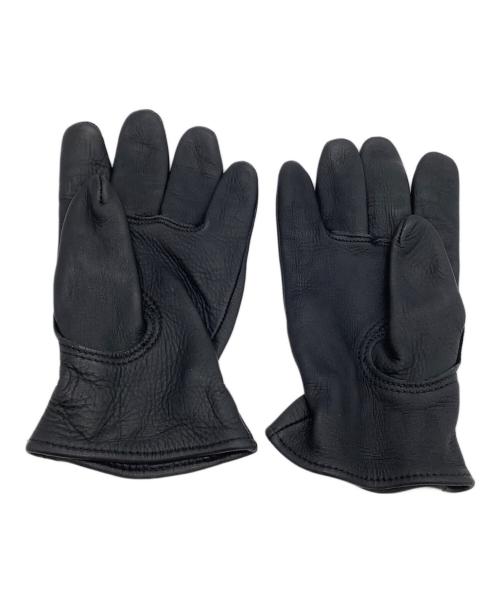 CHURCHILL（ウィンストン・チャーチル）CHURCHILL (ウィンストン・チャーチル) レザーグローブ ブラック サイズ:Lの古着・服飾アイテム