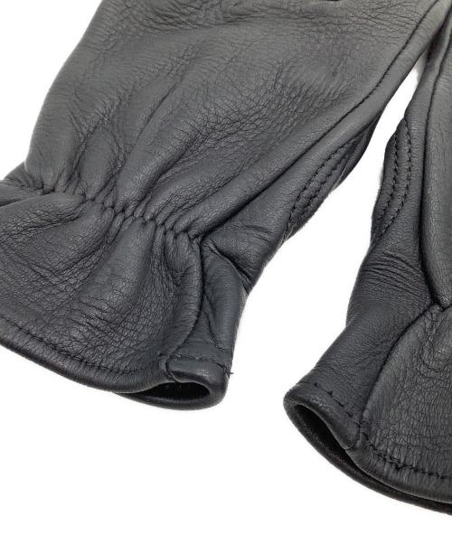 CHURCHILL（ウィンストン・チャーチル）CHURCHILL (ウィンストン・チャーチル) レザーグローブ ブラック サイズ:Lの古着・服飾アイテム