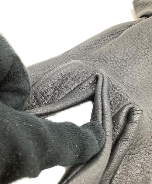 CHURCHILL（ウィンストン・チャーチル）CHURCHILL (ウィンストン・チャーチル) レザーグローブ ブラック サイズ:Lの古着・服飾アイテム