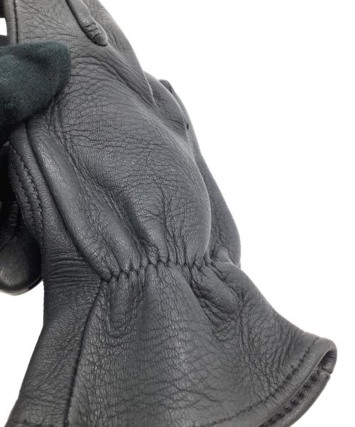 CHURCHILL（ウィンストン・チャーチル）CHURCHILL (ウィンストン・チャーチル) レザーグローブ ブラック サイズ:Lの古着・服飾アイテム