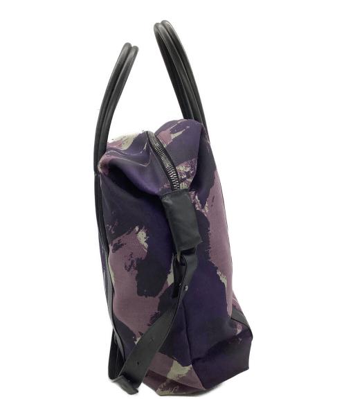 Maison Martin Margiela（メゾンマルタンマルジェラ）Maison Martin Margiela (メゾンマルタンマルジェラ) 2WAYショルダーバッグ パープル×ブラックの古着・服飾アイテム