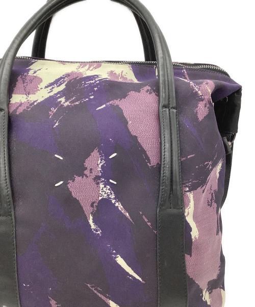 Maison Martin Margiela（メゾンマルタンマルジェラ）Maison Martin Margiela (メゾンマルタンマルジェラ) 2WAYショルダーバッグ パープル×ブラックの古着・服飾アイテム