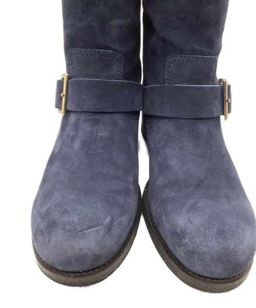 JIMMY CHOO（ジミーチュウ）JIMMY CHOO (ジミーチュウ) エンジニアブーツ ネイビー サイズ:37 1/2の古着・服飾アイテム
