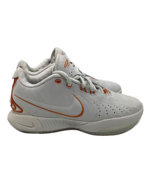 NIKE（ナイキ）NIKE (ナイキ) LEBRON 21 XXI EP ホワイト×オレンジ サイズ:25.5の古着・服飾アイテム
