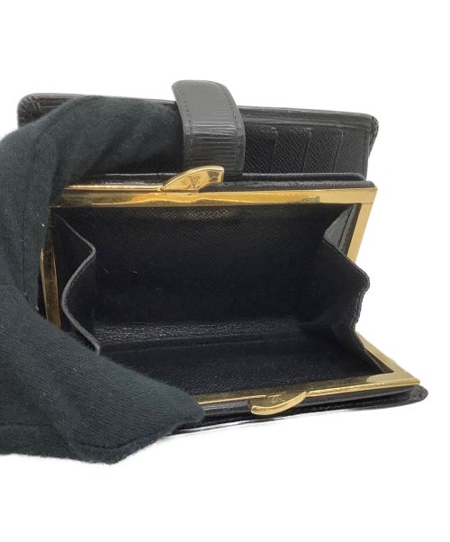 LOUIS VUITTON（ルイ ヴィトン）LOUIS VUITTON (ルイ ヴィトン) 2つ折り財布 ブラックの古着・服飾アイテム