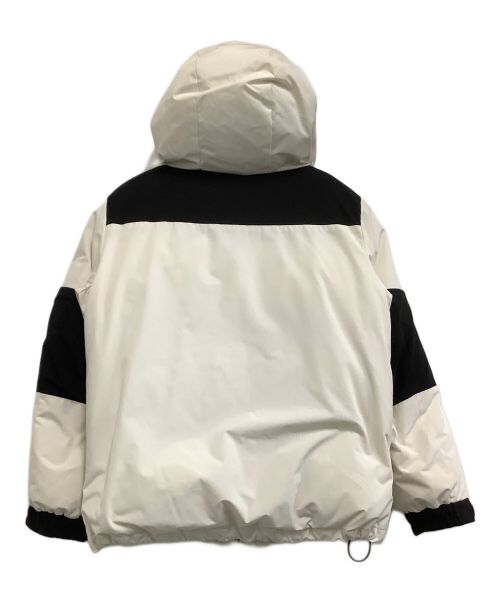 Schott（ショット）Schott (ショット) ダウンジャケット ホワイト×ブラック サイズ:XSの古着・服飾アイテム