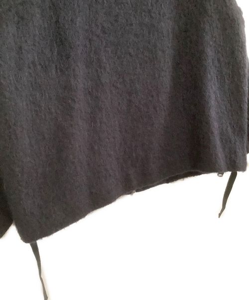 LIDnM（リドム）LIDnM (リドム) SHAGGY MOHAIR ZIP BLOUSON ブラック サイズ:Lの古着・服飾アイテム