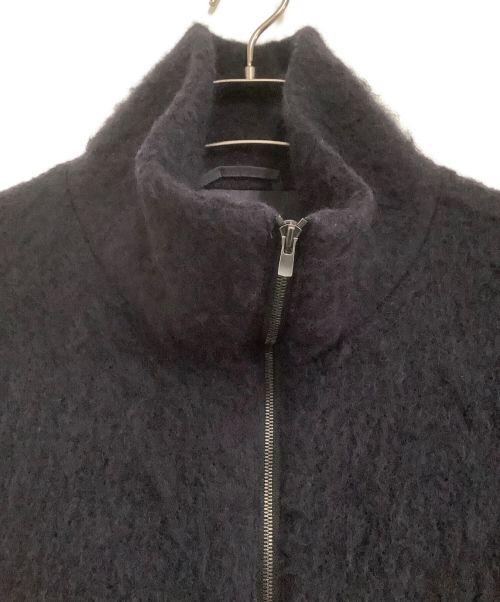 LIDnM（リドム）LIDnM (リドム) SHAGGY MOHAIR ZIP BLOUSON ブラック サイズ:Lの古着・服飾アイテム