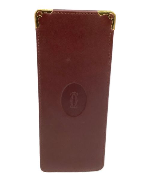 Cartier（カルティエ）Cartier (カルティエ) ショルダーポーチ ブラウンの古着・服飾アイテム