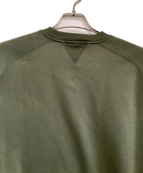 DAIWA（ダイワ）DAIWA (ダイワ) TECH FREEDOM SLEEVE CREW NECK SWEAT オリーブ サイズ:Mの古着・服飾アイテム