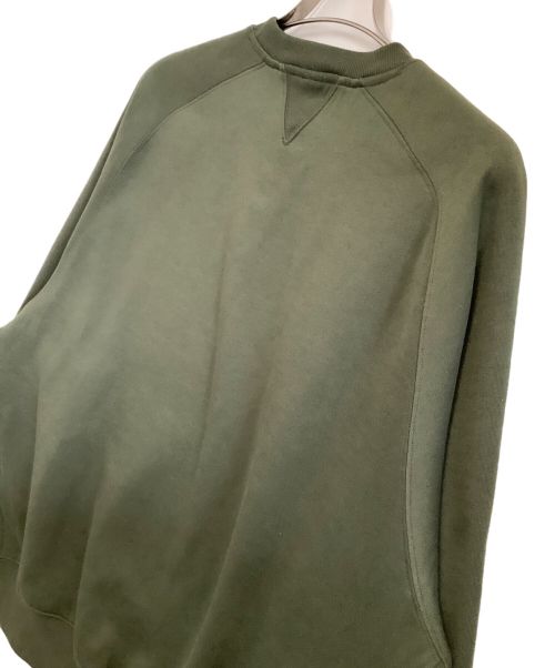 DAIWA（ダイワ）DAIWA (ダイワ) TECH FREEDOM SLEEVE CREW NECK SWEAT オリーブ サイズ:Mの古着・服飾アイテム