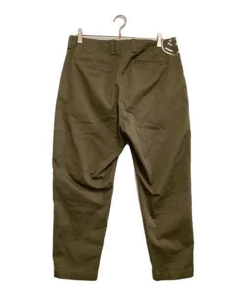uniform experiment（ユニフォームエクスペリメント）uniform experiment (ユニフォームエクスペリメント) STRETCH TWILL RIBBED EASY PANTS ブラウン サイズ:3の古着・服飾アイテム