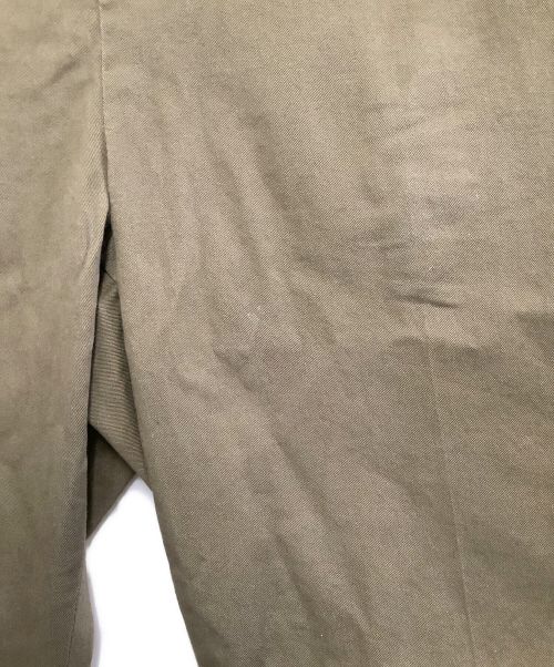 uniform experiment（ユニフォームエクスペリメント）uniform experiment (ユニフォームエクスペリメント) STRETCH TWILL RIBBED EASY PANTS ブラウン サイズ:3の古着・服飾アイテム