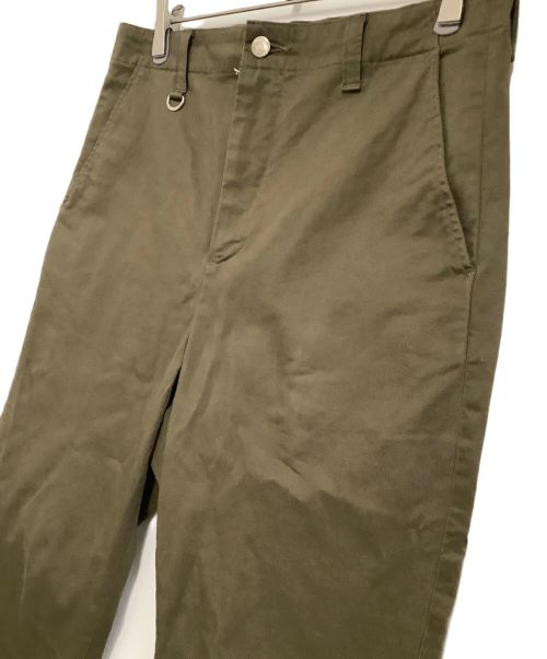 uniform experiment（ユニフォームエクスペリメント）uniform experiment (ユニフォームエクスペリメント) STRETCH TWILL RIBBED EASY PANTS ブラウン サイズ:3の古着・服飾アイテム