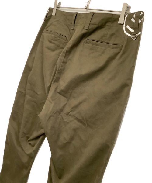 uniform experiment（ユニフォームエクスペリメント）uniform experiment (ユニフォームエクスペリメント) STRETCH TWILL RIBBED EASY PANTS ブラウン サイズ:3の古着・服飾アイテム