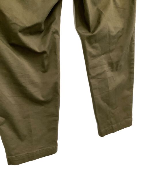 uniform experiment（ユニフォームエクスペリメント）uniform experiment (ユニフォームエクスペリメント) STRETCH TWILL RIBBED EASY PANTS ブラウン サイズ:3の古着・服飾アイテム