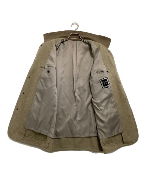 Christian Dior MONSIEUR（クリスチャンディオールムッシュ）Christian Dior MONSIEUR (クリスチャンディオールムッシュ) 90’sウールショートコート ベージュ サイズ:Lの古着・服飾アイテム