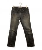 JOHN LAWRENCE SULLIVANジョン ローレンス サリバン）の古着「デニムパンツ」｜ブラック