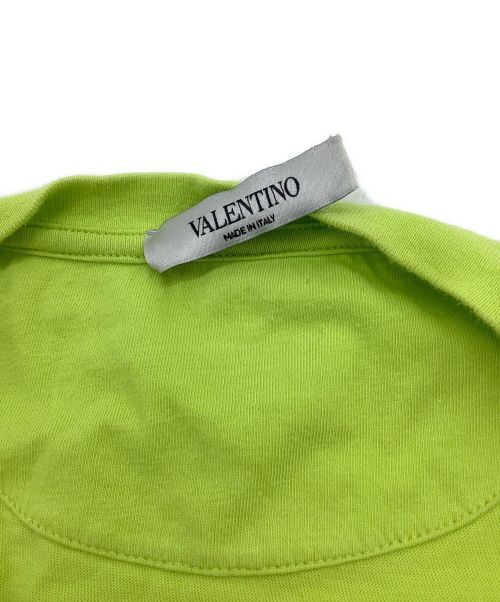 VALENTINO（ヴァレンティノ）VALENTINO (ヴァレンティノ) ロゴTシャツ ライトグリーン サイズ:Mの古着・服飾アイテム