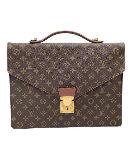 LOUIS VUITTON（ルイ ヴィトン）LOUIS VUITTON (ルイ ヴィトン) ビジネスバッグ ブラウンの古着・服飾アイテム