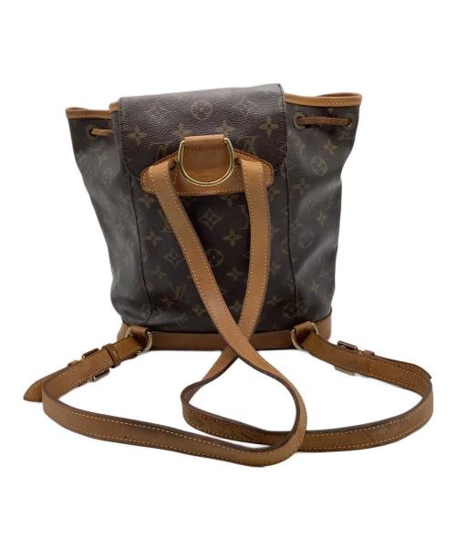 LOUIS VUITTON（ルイ ヴィトン）LOUIS VUITTON (ルイ ヴィトン) リュック LOUIS VUITTON モノグラム モンスリMM ブラウンの古着・服飾アイテム