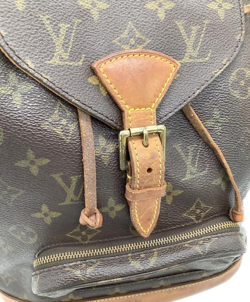 LOUIS VUITTON（ルイ ヴィトン）LOUIS VUITTON (ルイ ヴィトン) リュック LOUIS VUITTON モノグラム モンスリMM ブラウンの古着・服飾アイテム