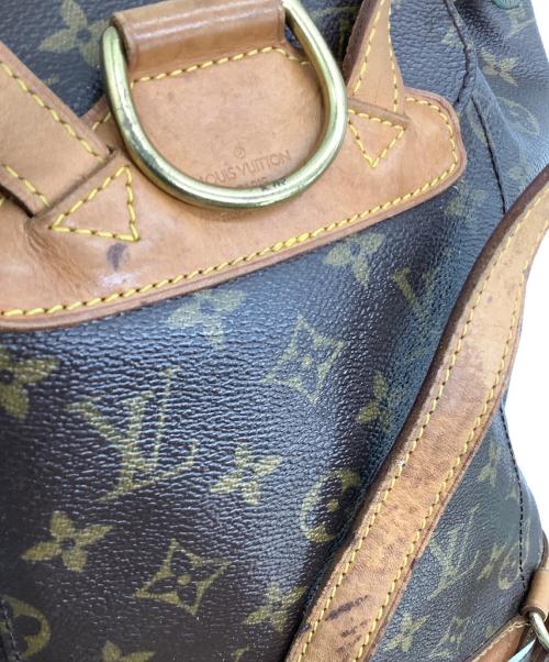 LOUIS VUITTON（ルイ ヴィトン）LOUIS VUITTON (ルイ ヴィトン) リュック LOUIS VUITTON モノグラム モンスリMM ブラウンの古着・服飾アイテム
