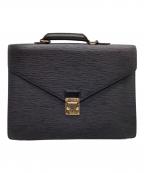 LOUIS VUITTONルイ ヴィトン）の古着「セルヴィエット・アンバサダー　エピ」｜ブラック